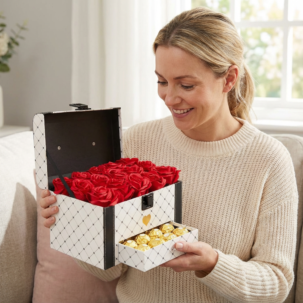 4℃ ローズゴールド アンクレット ギフトボックス付き Surprise Suitcase • Gift-4-You • Romantic Gifts Online – Gift-4
